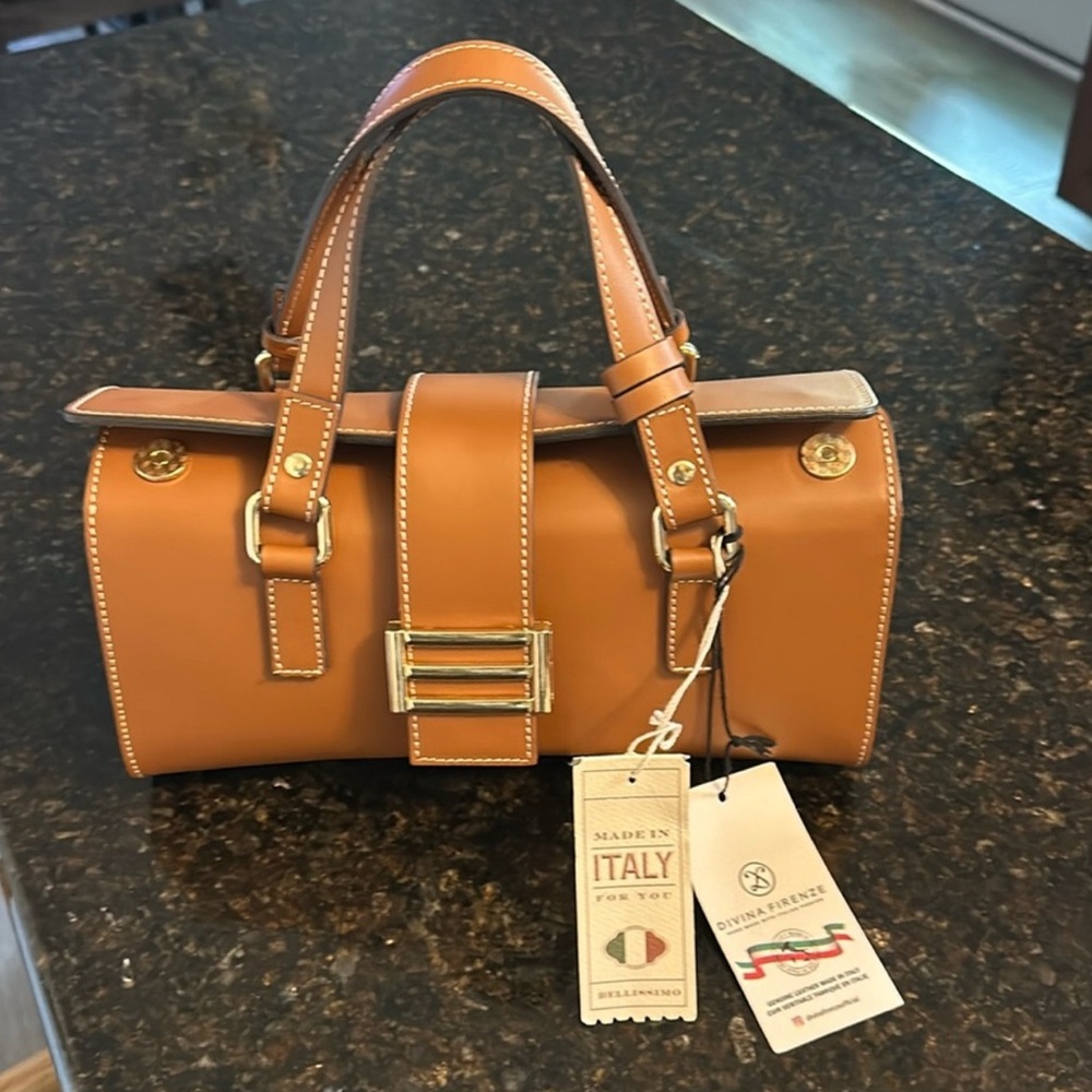 Tan Leather Handbag